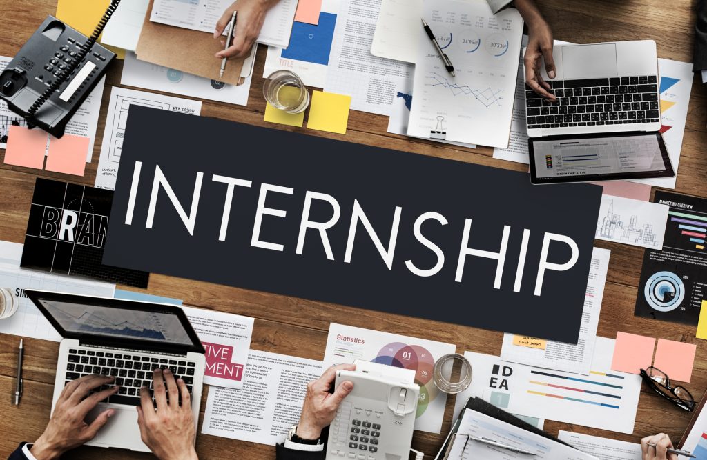 Internship Management Temporary Position Concept